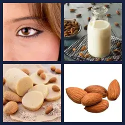4 Pics 1 Word ALMOND