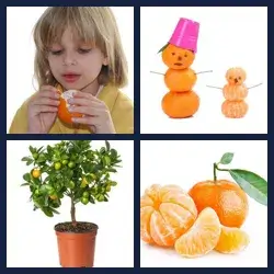 4 Pics 1 Word TANGERINE