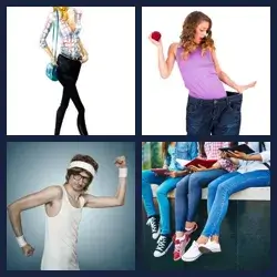 4 Pics 1 Word SKINNY