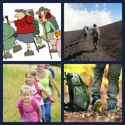 4 Pics 1 Word HIKERS