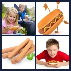 4 Pics 1 Word HOTDOG