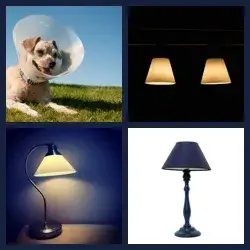 4 Pics 1 Word LAMPSHADE