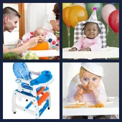 4 Pics 1 Word HIGHCHAIR