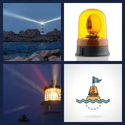 4 Pics 1 Word BEACON
