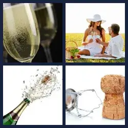 4 Pics 1 Word CHAMPAGNE