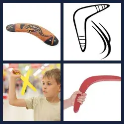 4 Pics 1 Word BOOMERANG