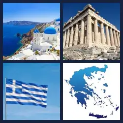 4 Pics 1 Word GREECE