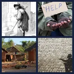 4 Pics 1 Word PAUPER