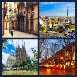 4 Pics 1 Word BARCELONA