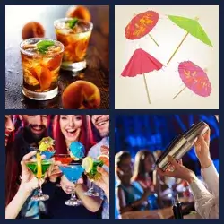 4 Pics 1 Word COCKTAILS