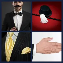 4 Pics 1 Word GENTLEMAN