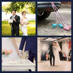 4 Pics 1 Word NEWLYWEDS