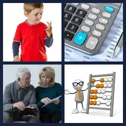 4 Pics 1 Word CALCULATE
