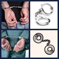 4 Pics 1 Word HANDCUFFS