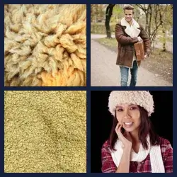 4 Pics 1 Word SHEEPSKIN