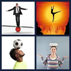 4 Pics 1 Word BALANCING