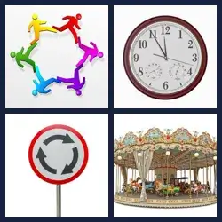 4 Pics 1 Word CLOCKWISE