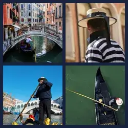 4 Pics 1 Word GONDOLIER