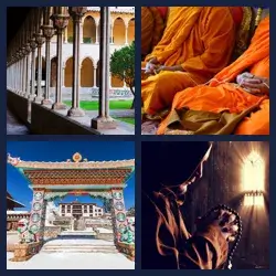 4 Pics 1 Word MONASTERY