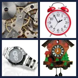 4 Pics 1 Word TIMEPIECE