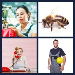 4 Pics 1 Word WORKER
