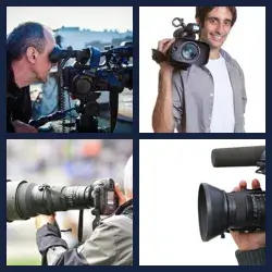 4 Pics 1 Word CAMERAMAN