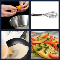 4 Pics 1 Word OMELET