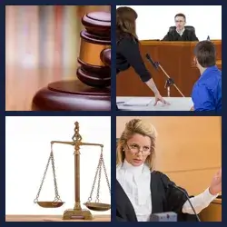 4 Pics 1 Word COURTROOM