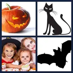4 Pics 1 Word HALLOWEEN