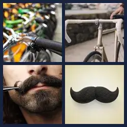 4 Pics 1 Word HANDLEBAR