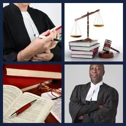 4 Pics 1 Word BARRISTER