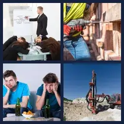 4 Pics 1 Word BORING