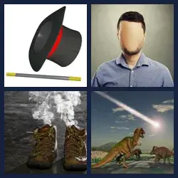 4 Pics 1 Word DISAPPEAR