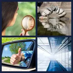 4 Pics 1 Word MIRROR