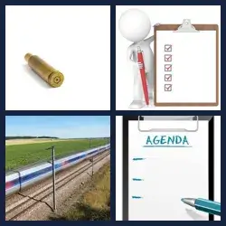 4 Pics 1 Word BULLET