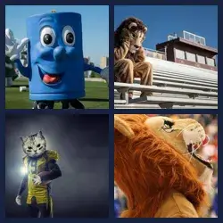 4 Pics 1 Word MASCOT