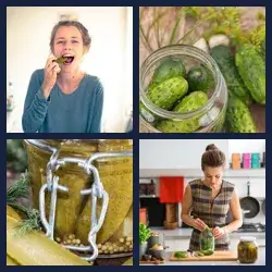 4 Pics 1 Word PICKLE