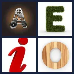 4 Pics 1 Word VOWELS