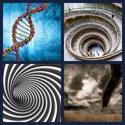 4 Pics 1 Word SPIRAL