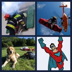 4 Pics 1 Word RESCUE