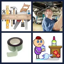 4 Pics 1 Word REPAIR