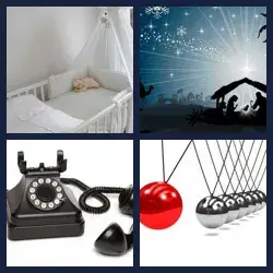 4 Pics 1 Word CRADLE