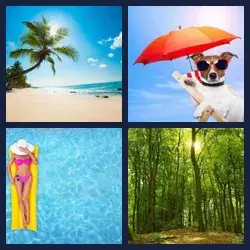 4 Pics 1 Word SUMMER
