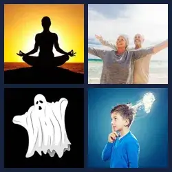4 Pics 1 Word SPIRIT