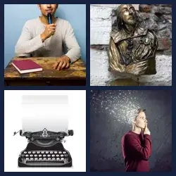 4 Pics 1 Word AUTHOR